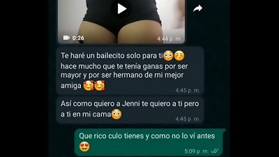 ä¸Žæˆ‘å§å§æœ€å¥½çš„æœ‹å‹ä»¥åŠå¥¹ä¸°å¯Œçš„ç”µå½±è¿›è¡Œ WHATSAPP å¯¹è¯